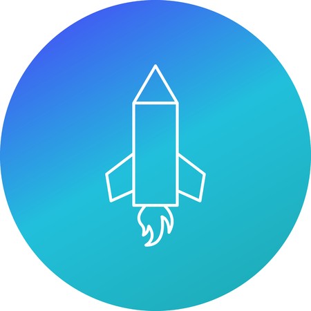 Pencil Rocket Vector Icon Sign Icon Vector Illustration For Personal And Commercial Use...Clean Look Trendy Icon...のイラスト素材