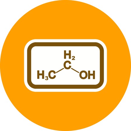 Ethanol Vector Icon Sign Icon Vector Illustration For Personal And Commercial Use...Clean Look Trendy Icon...のイラスト素材