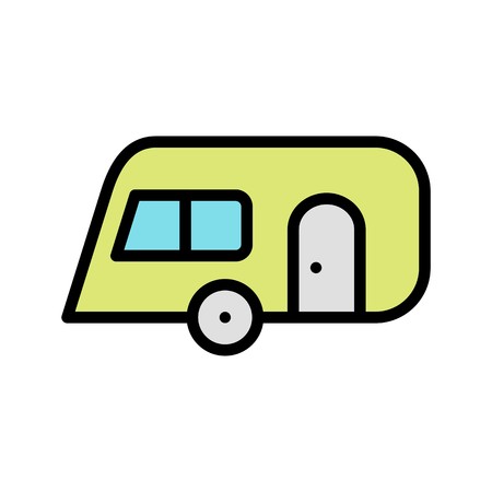 Caravan Vector Icon Sign Icon Vector Illustration For Personal And Commercial Use...
Clean Look Trendy Icon...のイラスト素材