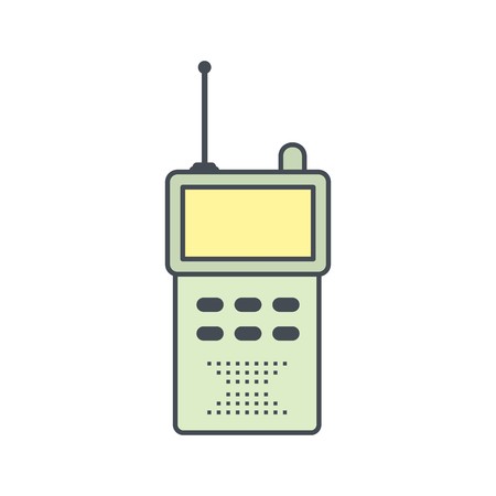 Walkie talkie Vector Icon Sign Icon Vector Illustration For Personal And Commercial Use...Clean Look Trendy Icon...のイラスト素材