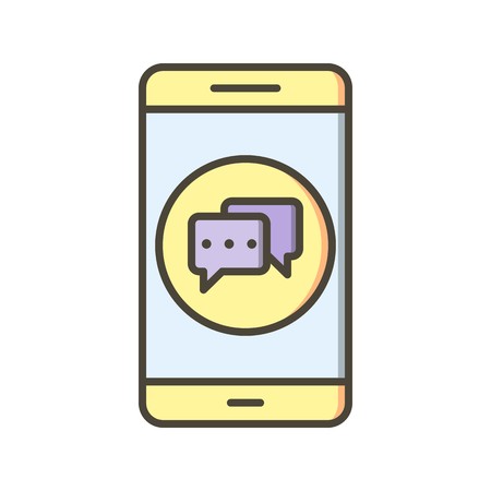 Conversation Mobile Application Vector Icon Sign Icon Vector Illustration For Personal And Commercial Use...
Clean Look Trendy Icon...のイラスト素材