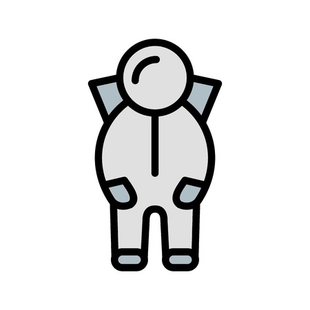 Space Suit Vector Icon Sign Icon Vector Illustration For Personal And Commercial Use...Clean Look Trendy Icon...のイラスト素材