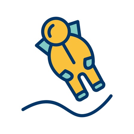 Astronout Landing Vector Icon Sign Icon Vector Illustration For Personal And Commercial Use...Clean Look Trendy Icon...のイラスト素材