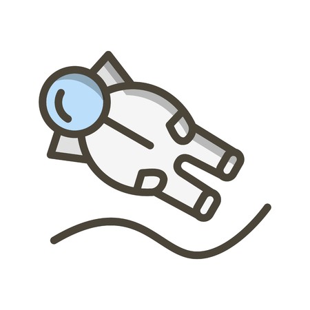 Astronout Landing Vector Icon Sign Icon Vector Illustration For Personal And Commercial Use...Clean Look Trendy Icon...のイラスト素材