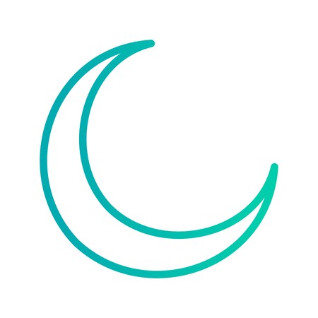 New Moon Vector Icon Sign Icon Vector Illustration For Personal And Commercial Use...Clean Look Trendy Icon...のイラスト素材