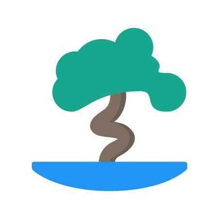 Bonsai Vector Icon Sign Icon Vector Illustration For Personal And Commercial Use...Clean Look Trendy Icon...のイラスト素材