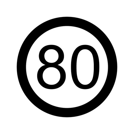 Vector Speed limit 80 Icon Sign Icon Vector Illustration For Personal And Commercial Use...
Clean Look Trendy Icon...のイラスト素材