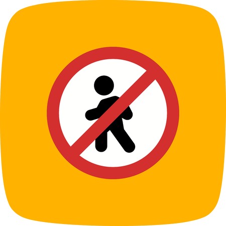 Vector No entry for pedestrians Icon Sign Icon Vector Illustration For Personal And Commercial Use...
Clean Look Trendy Icon...のイラスト素材