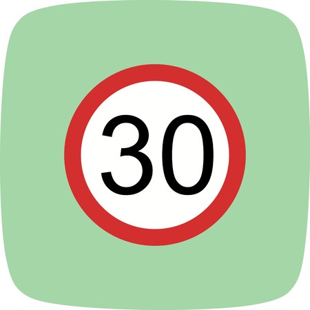 Vector Speed limit 30 Icon Sign Icon Vector Illustration For Personal And Commercial Use...
Clean Look Trendy Icon...のイラスト素材