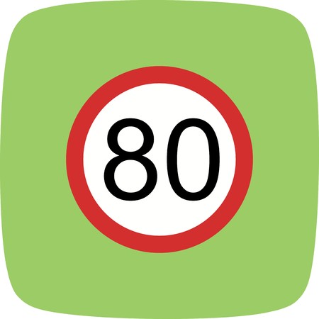 Vector Speed limit 80 Icon Sign Icon Vector Illustration For Personal And Commercial Use...
Clean Look Trendy Icon...のイラスト素材