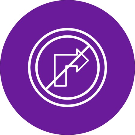 Vector No right turn Icon Sign Icon Vector Illustration For Personal And Commercial Use...
Clean Look Trendy Icon...のイラスト素材