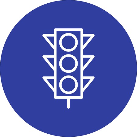 Vector Light signals Icon Sign Icon Vector Illustration For Personal And Commercial Use...Clean Look Trendy Icon...のイラスト素材