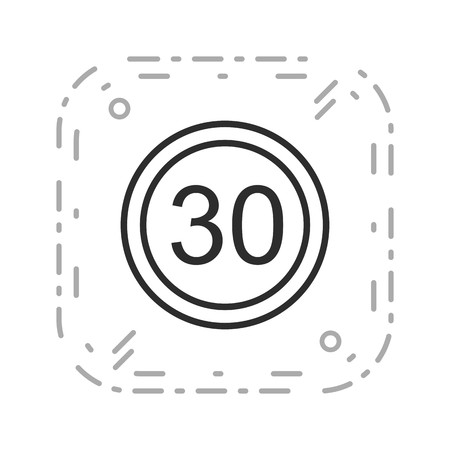 Vector Speed limit 30 Icon Sign Icon Vector Illustration For Personal And Commercial Use...
Clean Look Trendy Icon...のイラスト素材