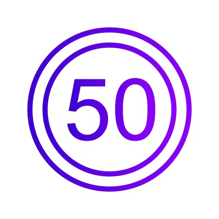 Vector Speed limit 50 Icon Sign Icon Vector Illustration For Personal And Commercial Use...
Clean Look Trendy Icon...のイラスト素材
