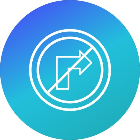 Vector No right turn Icon Sign Icon Vector Illustration For Personal And Commercial Use...
Clean Look Trendy Icon...のイラスト素材