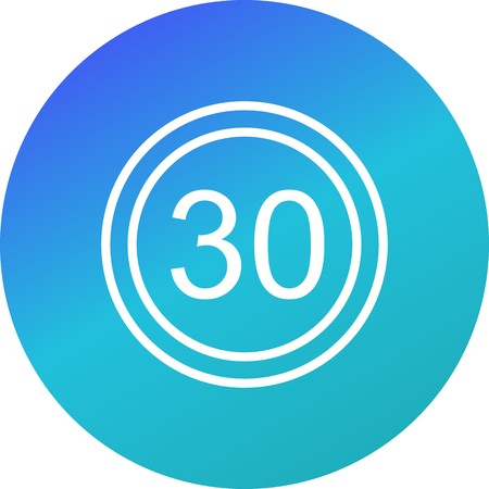 Vector Speed limit 30 Icon Sign Icon Vector Illustration For Personal And Commercial Use...
Clean Look Trendy Icon...のイラスト素材