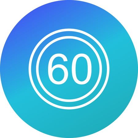 Vector Speed limit 60 Icon Sign Icon Vector Illustration For Personal And Commercial Use...
Clean Look Trendy Icon...のイラスト素材
