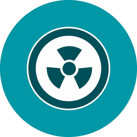 Vector Radio Active Road Sign Iconのイラスト素材