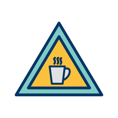 Vector Cafeteria Road Sign Iconのイラスト素材