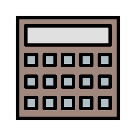 Vector Calculation Iconのイラスト素材