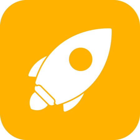 Vector Launch Iconのイラスト素材