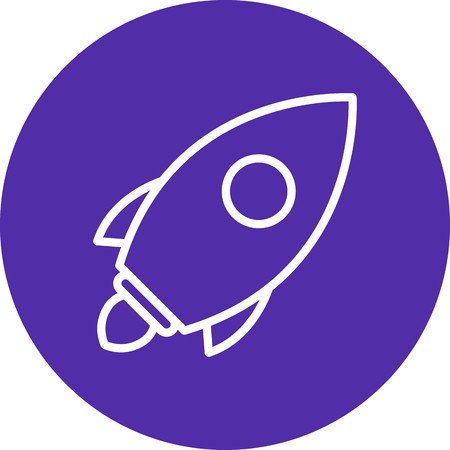 Vector Launch Iconのイラスト素材