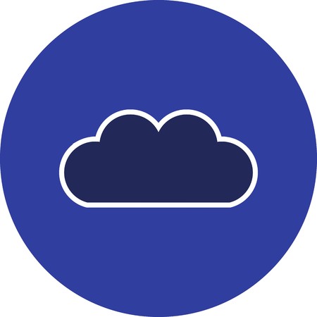 Vector Cloud Iconのイラスト素材