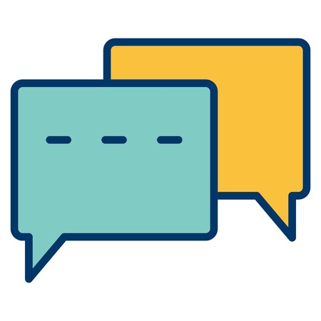 Vector Conversation Iconのイラスト素材