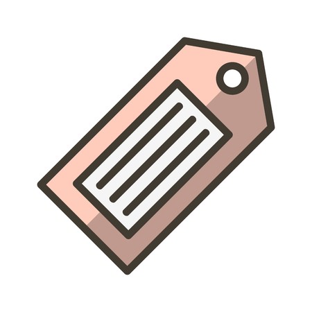 Vector Tag Iconのイラスト素材