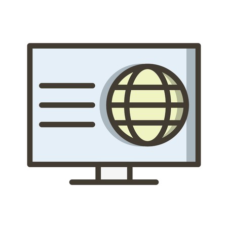 Vector Webpage Iconのイラスト素材