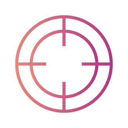 Vector Target Iconのイラスト素材