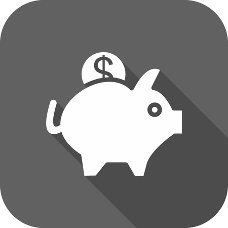Vector Piggy Bank Iconのイラスト素材