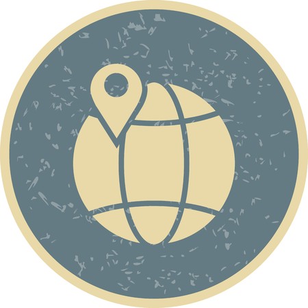 Vector Globe Iconのイラスト素材