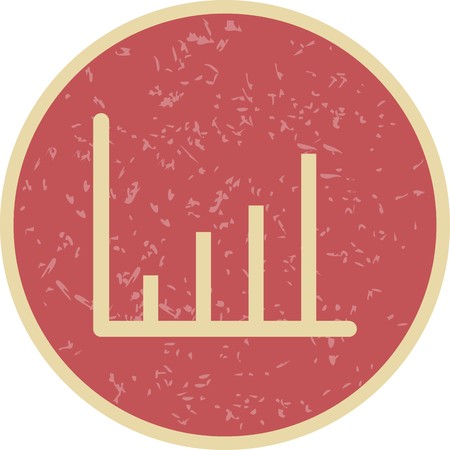 Vector Statistics Iconのイラスト素材