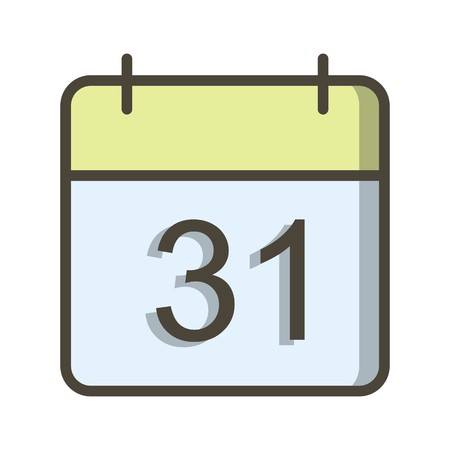 Vector Calendar Iconのイラスト素材