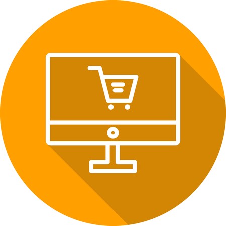 Vector Online Shopping Iconのイラスト素材