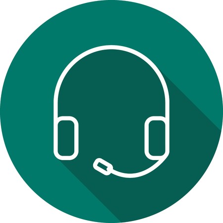 Vector Headphones Iconのイラスト素材