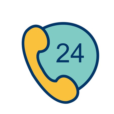 Vector Phone Services Iconのイラスト素材