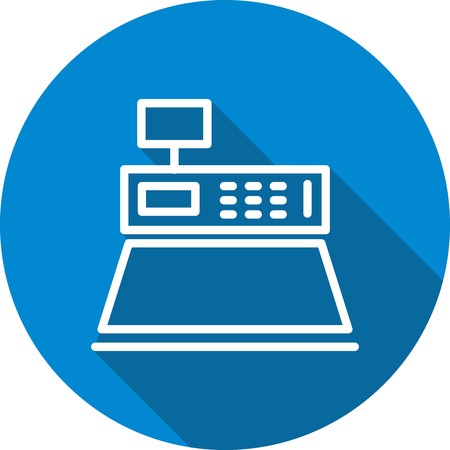Vector Cash Counter Iconのイラスト素材