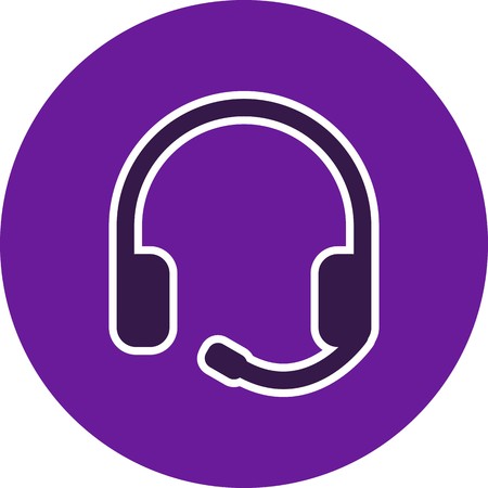 Vector Headphones Iconのイラスト素材