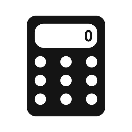 Vector Calculator Iconのイラスト素材