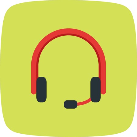 Vector Headphones Iconのイラスト素材