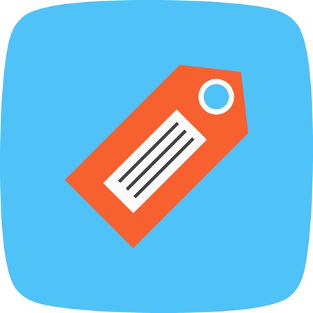 Vector Tag Iconのイラスト素材