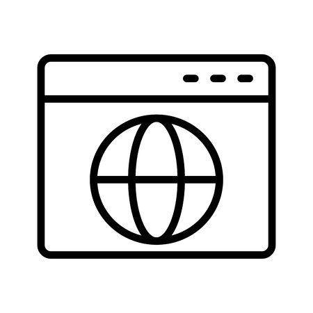 Vector Browser Iconのイラスト素材