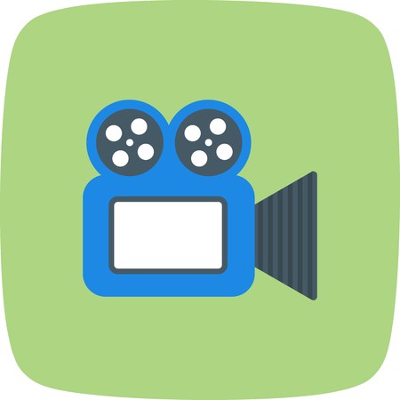 Vector Video Camera Iconのイラスト素材