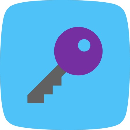 Vector Key Iconのイラスト素材