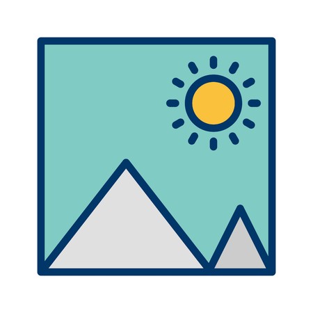 Vector Picture Iconのイラスト素材