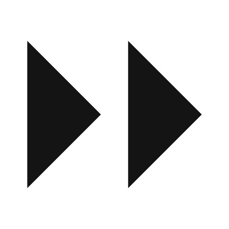 Vector Forward Arrows Iconのイラスト素材