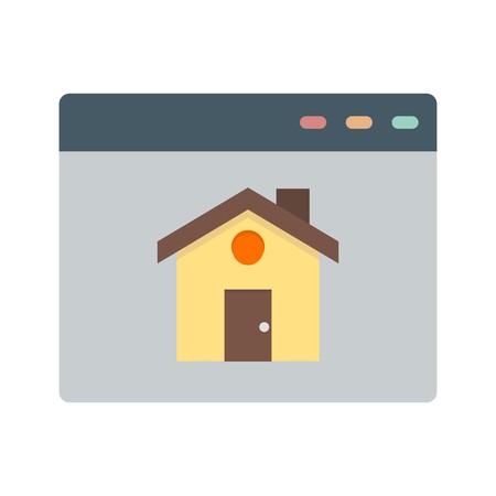Vector Homepage Iconのイラスト素材