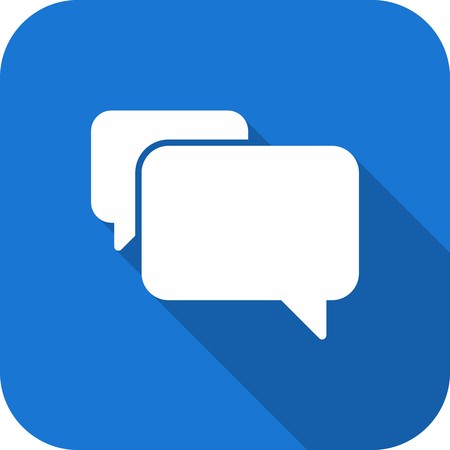 Vector Chat Iconのイラスト素材